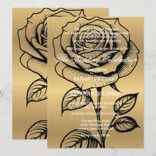 Parents divorcés classiques Invitations de mariage