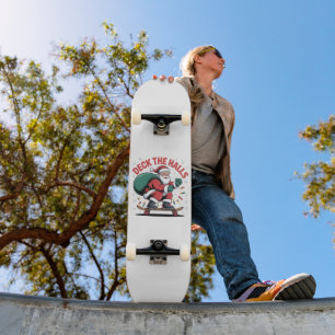 Parer les salles Santa Skateboard Skating Amoureux