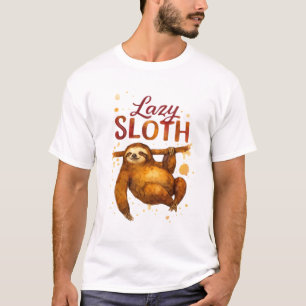 Paresseux en encre alcoolique T-Shirt Classique