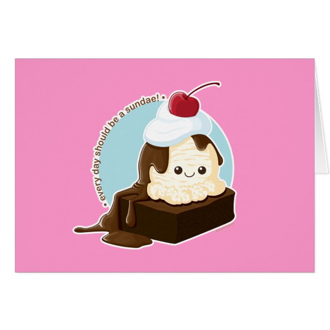 Parfait de "brownie" (Devant horizontal)