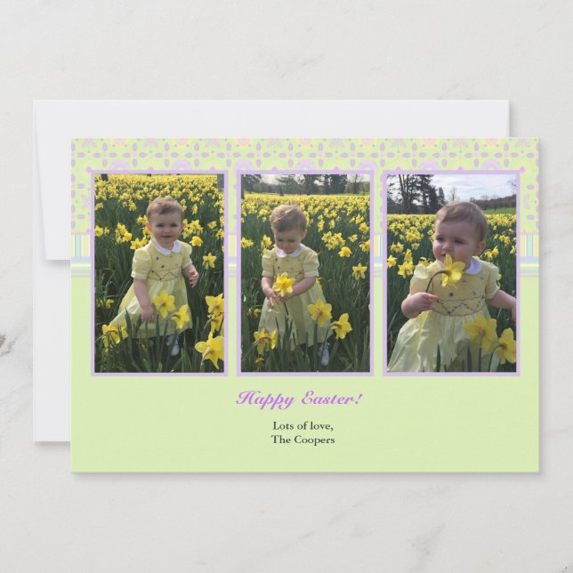 Parfait Trois Cartes photos personnalisés (Devant)