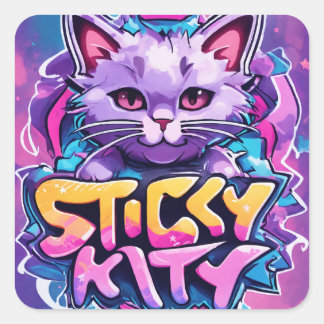 "Parfaitement Adorable : Stickers Kitty mignons"