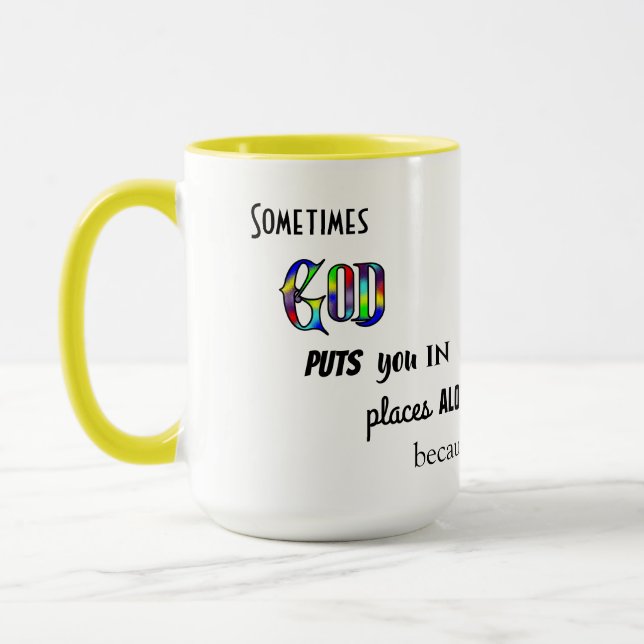 Parfois Dieu - 15 oz. Combo mug (Gauche)