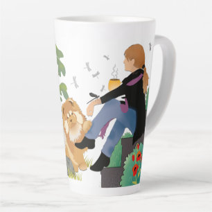 PARFOIS JE M'ASSIS ET PENSE - Chow-Latte Mug