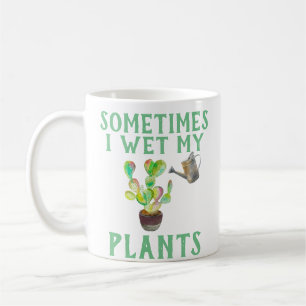 Parfois je mouille ma tasse de plantes