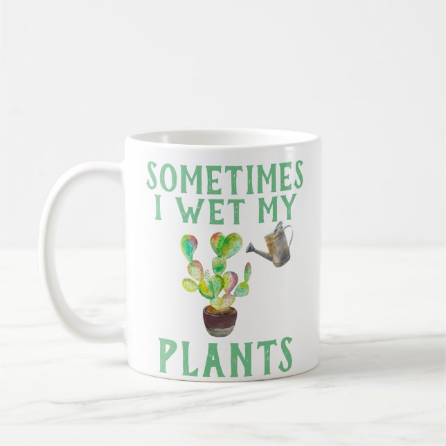 Parfois je mouille ma tasse de plantes (Gauche)