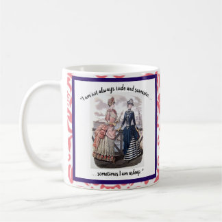 "Parfois je ne suis pas grossier" Mug humoristique