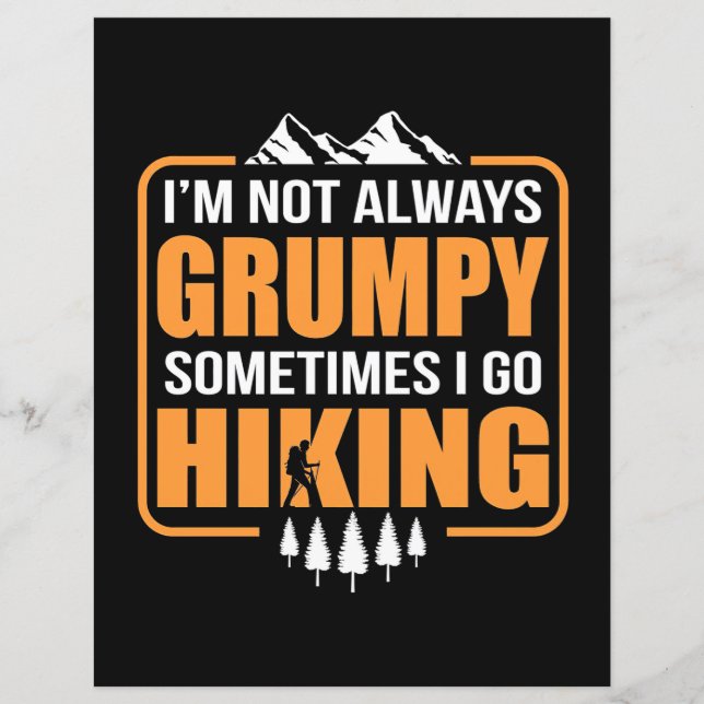 Parfois, je vais Randonnée (Devant)