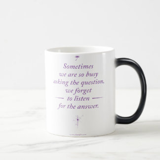 Parfois nous sommes si occupés (la tasse morphing)