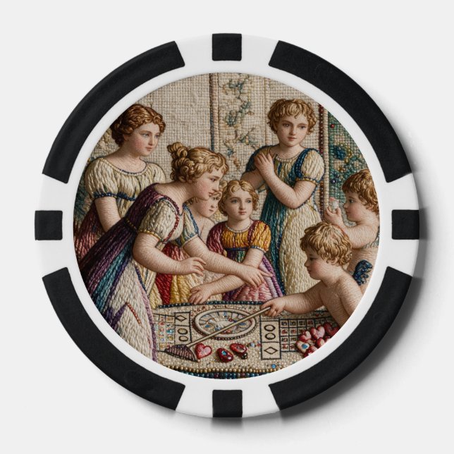 Paris 1790 Roulette Amour & Chance Jetons de Poker (Recto)