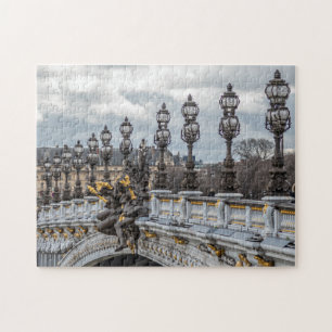 Paris Alexander III Pont lampadaires puzzle