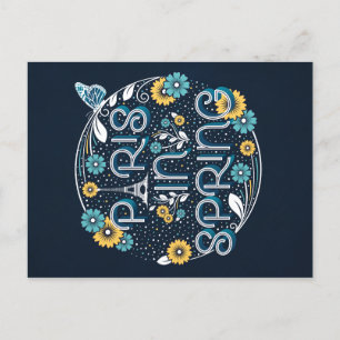Paris au printemps / Carte postale