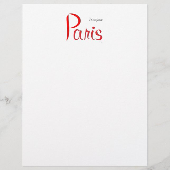 PARIS Bonjour (Bonjour) (Devant)