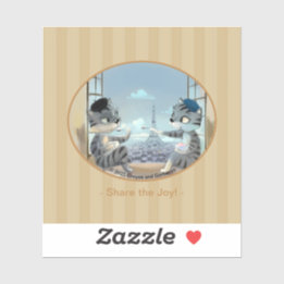 Paris by Day Vinyl Sticker - Joy ( Diverses taille