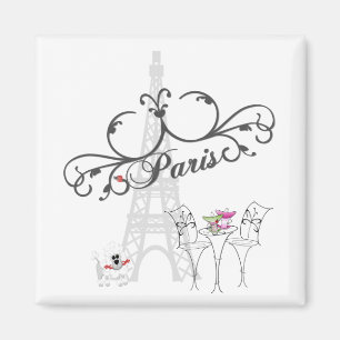Paris Café Magnet