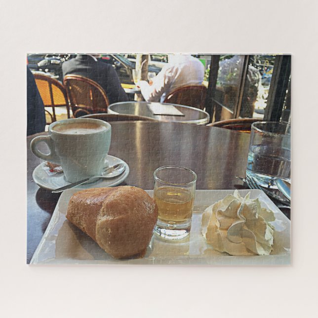Paris Café Time – Puzzle de café & pâtisserie (Horizontal)