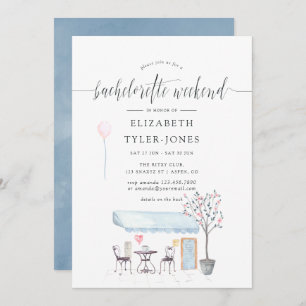 Paris Café Watercolor Programme du week-end