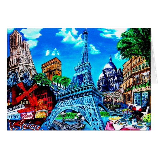 Paris carte de voeux