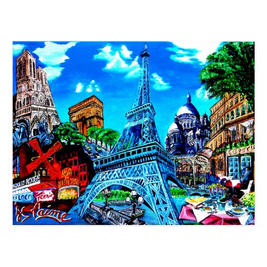 Paris Carte Postale