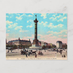 Paris - Carte postale de la Bastille