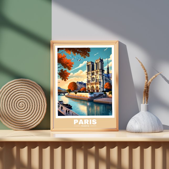 Paris Cityscape - Poster des monuments emblématiqu (Créateur téléchargé)