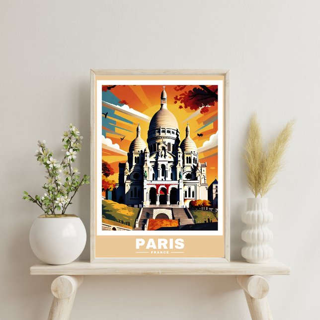Paris Cityscape - Poster des monuments emblématiqu (Créateur téléchargé)