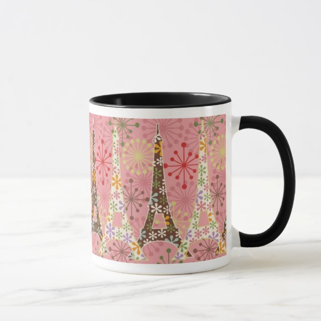 Paris de scintillement dans la tasse rose (Droite)