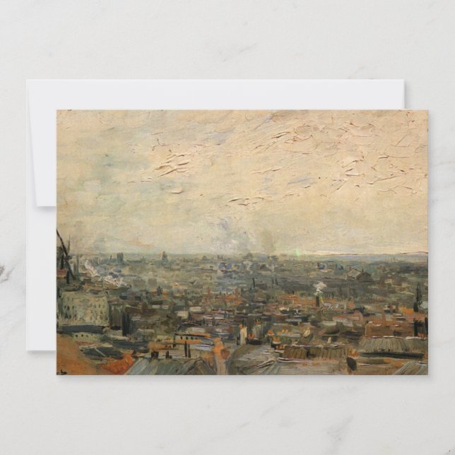 Paris depuis Montmartre par Vincent van Gogh (Devant)