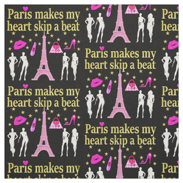 PARIS FAIT DE MON COEUR UN TISSU BATTU (Échantillon)