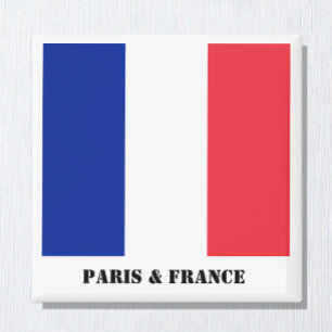 Paris & France, Aimant Drapeau Français