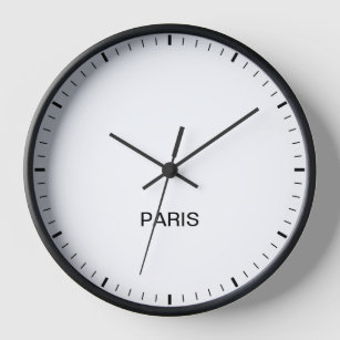 Paris France Horloge Horloge Horaire