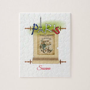 Paris France Puzzle Décor