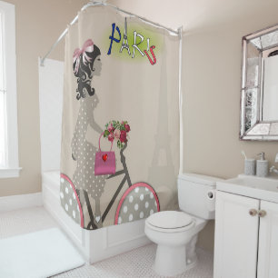 Paris France, Rideau de douche