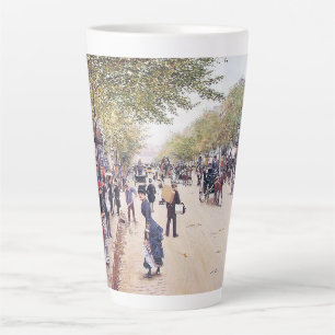 Paris France Street Scène Europe Latte Mug