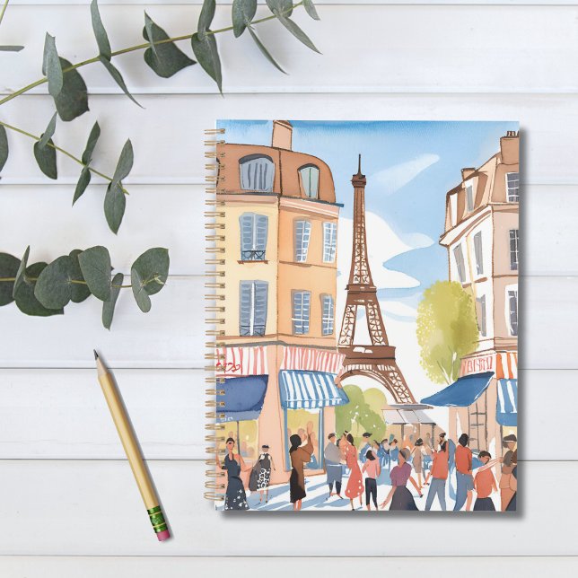 Paris France Tour Eiffel | Aquarelle Europe (Créateur téléchargé)