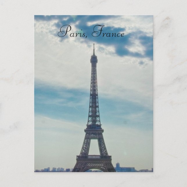 Paris, France Tour Eiffel Carte postale (Devant)