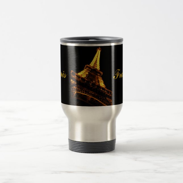 Paris, France, Tour Eiffel, Mug de Voyage (Centre)