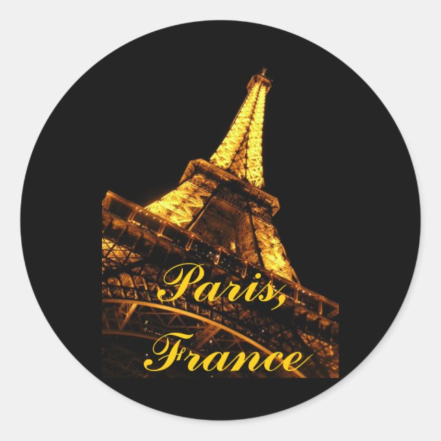 Paris, France, Tour Eiffel, Stickers (Devant)