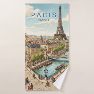 Paris France Voyage Art Vintage
