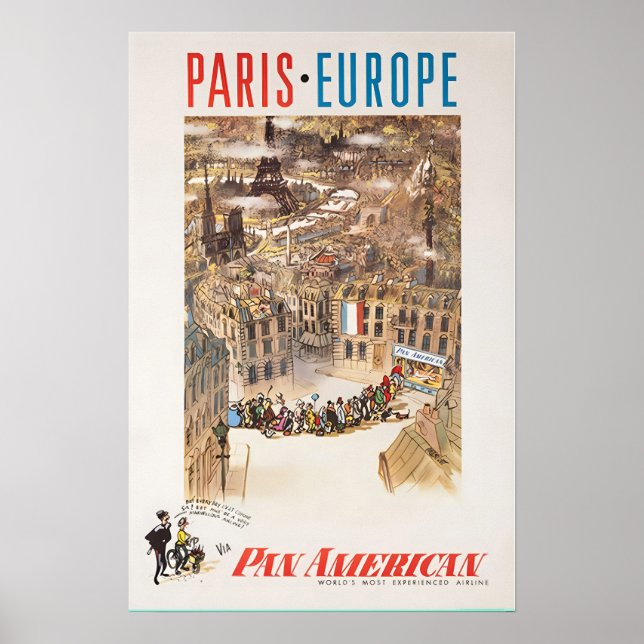 Paris Illustration Europe Art France Impression Pa (Devant)