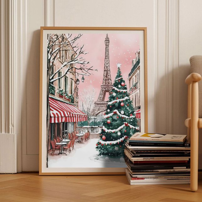 Paris Impression Hiver Paris Illustration Noël (Créateur téléchargé)