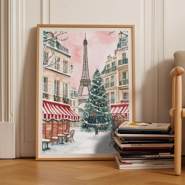 Paris Impression Hiver Paris Illustration Noël (Créateur téléchargé)