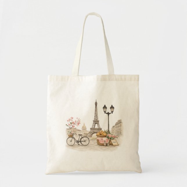 Paris Inspired French Tote Bag (Devant)