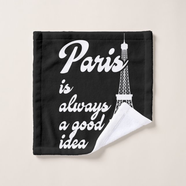 Paris is always a good idea (Gant de toilette)