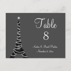 Paris le soir Numéro de table