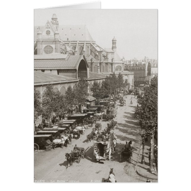 Paris : Les Halles, C1900 (Devant)