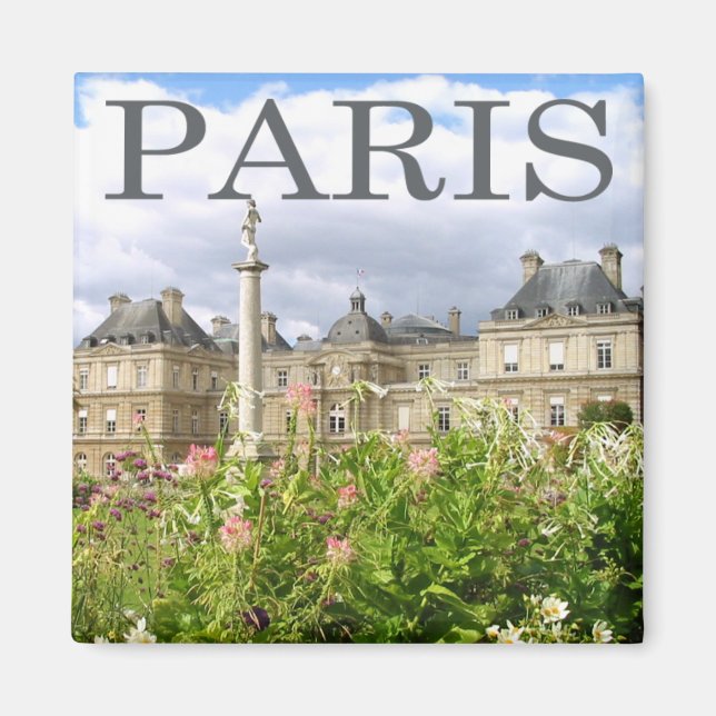 Paris Luxembourg Gardens Magnet (Devant)