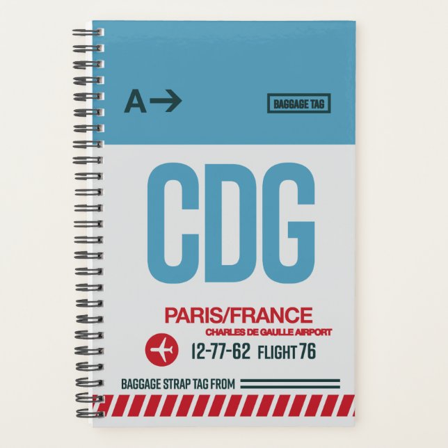 Paris - Planificateur de voyage 2026 (Devant)
