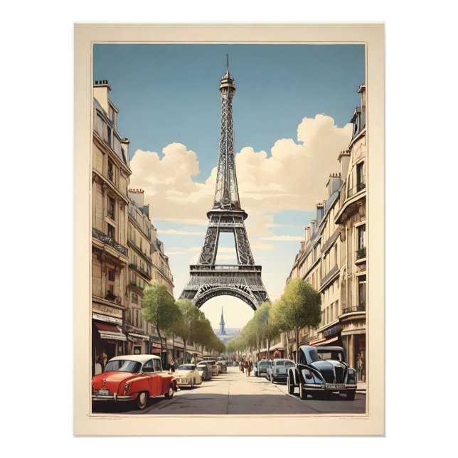 Paris poster vintage (Devant)