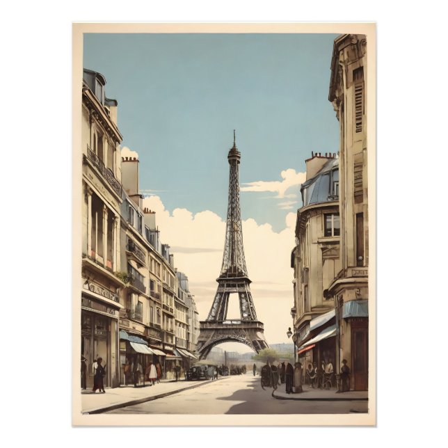 Paris poster vintage (Devant)